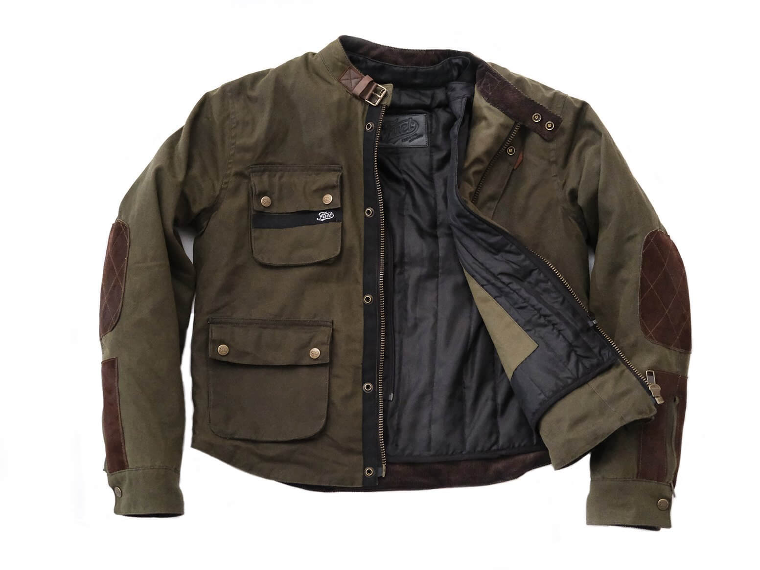 Fuel Motorcycles Division 2 ライディングジャケット Fuel Motorcycles Division 2.0 Jacket - Green - Salt Flats Clothing
