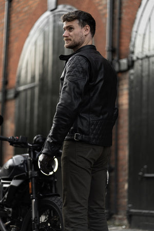 Pando Moto Twin Leather Jacket - Black - Salt Flats Clothing