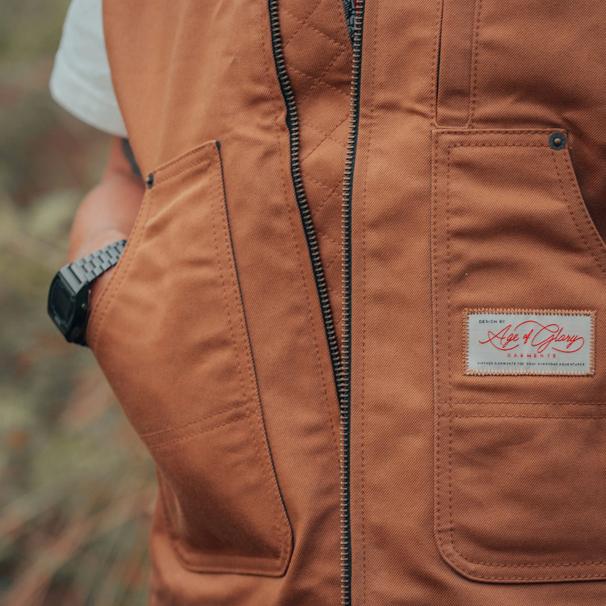 Age of Glory Cabin Vest - Caramel - Salt Flats Clothing