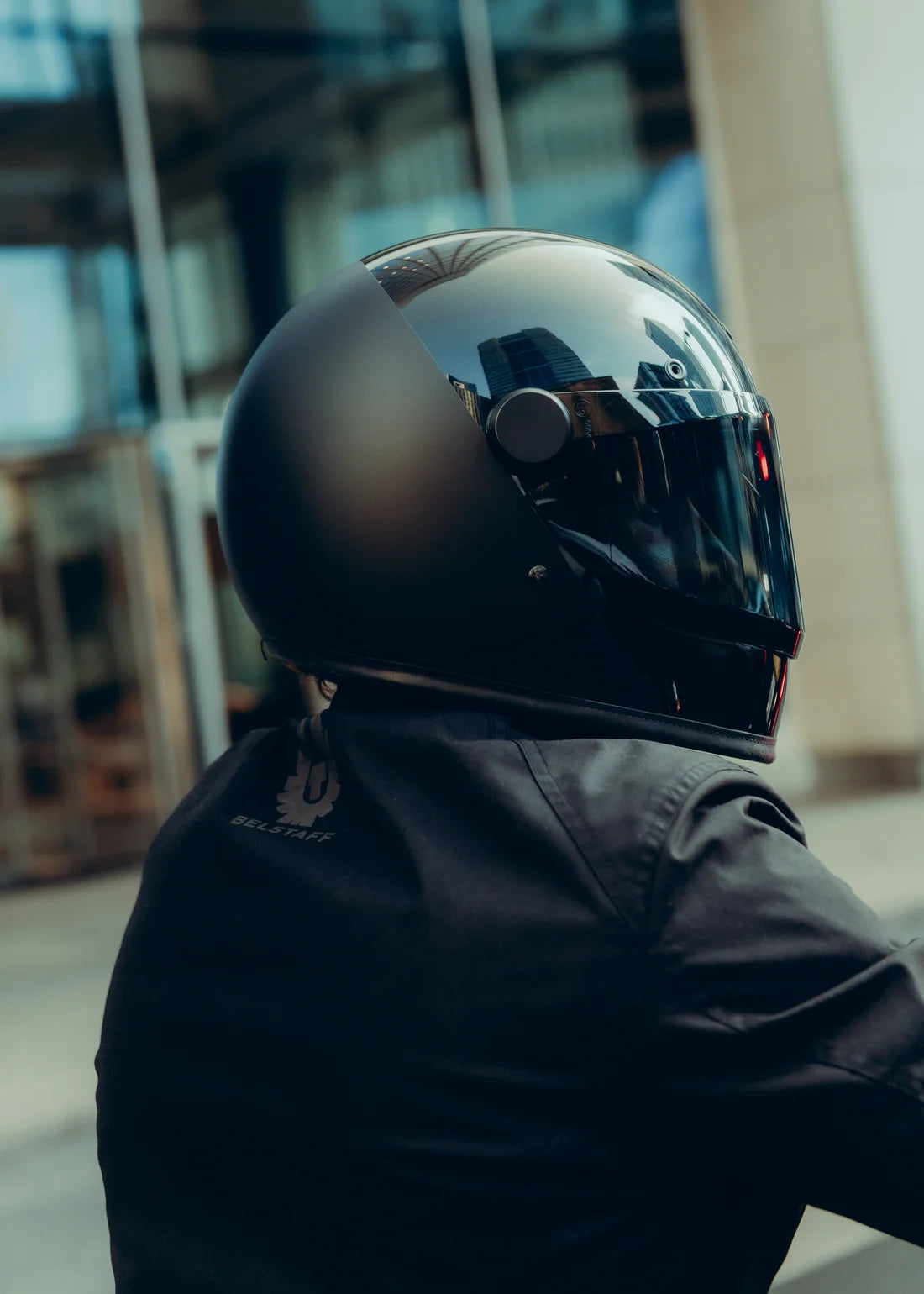 Hedon Heroine Racer Two Face ECE06 Full Face Motorcycle Helmet - Dark Matter - Salt Flats Clothing