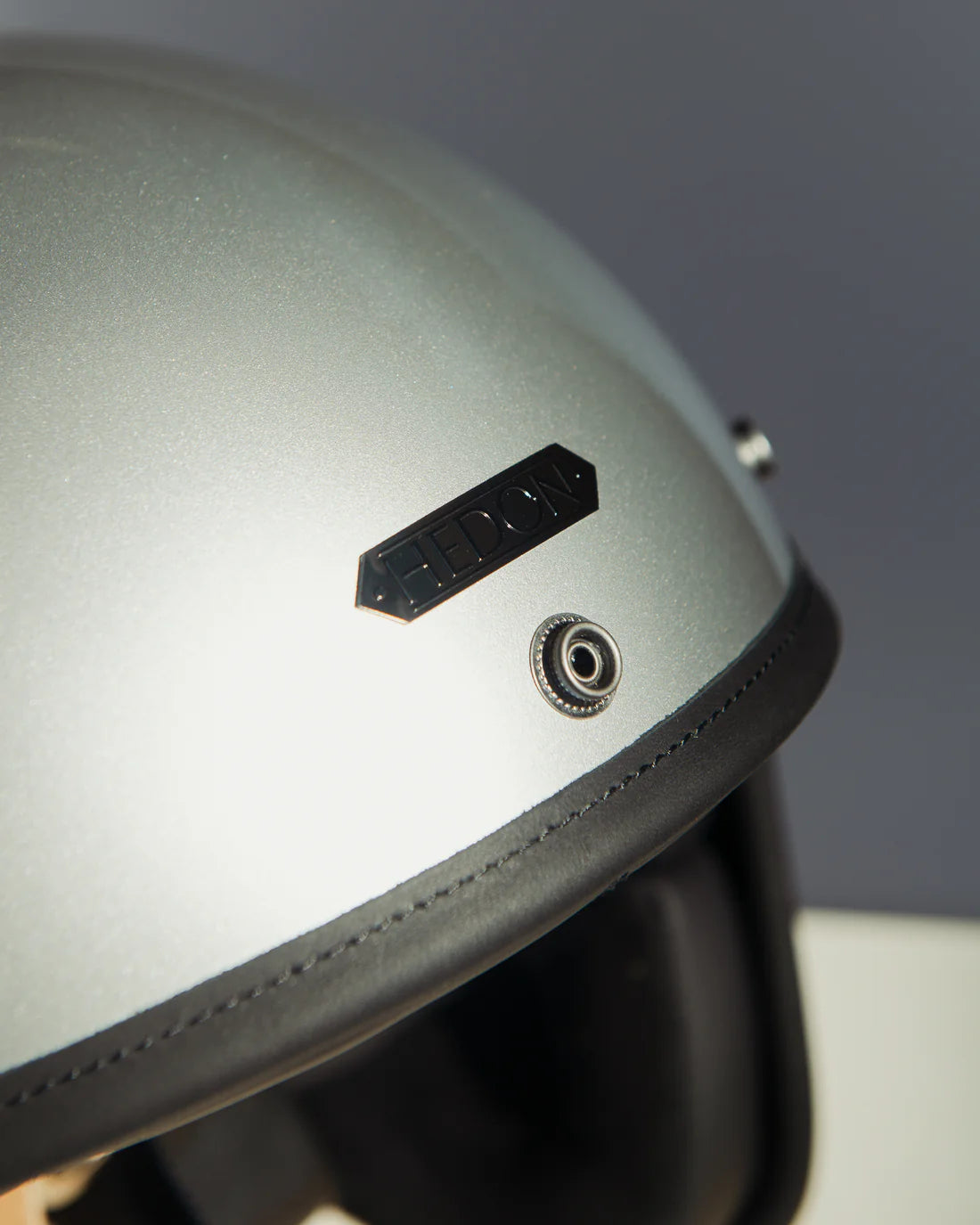 Hedon Hedonist ECE 06 Open Face Motorcycle Helmet -  Interstellar - Salt Flats Clothing
