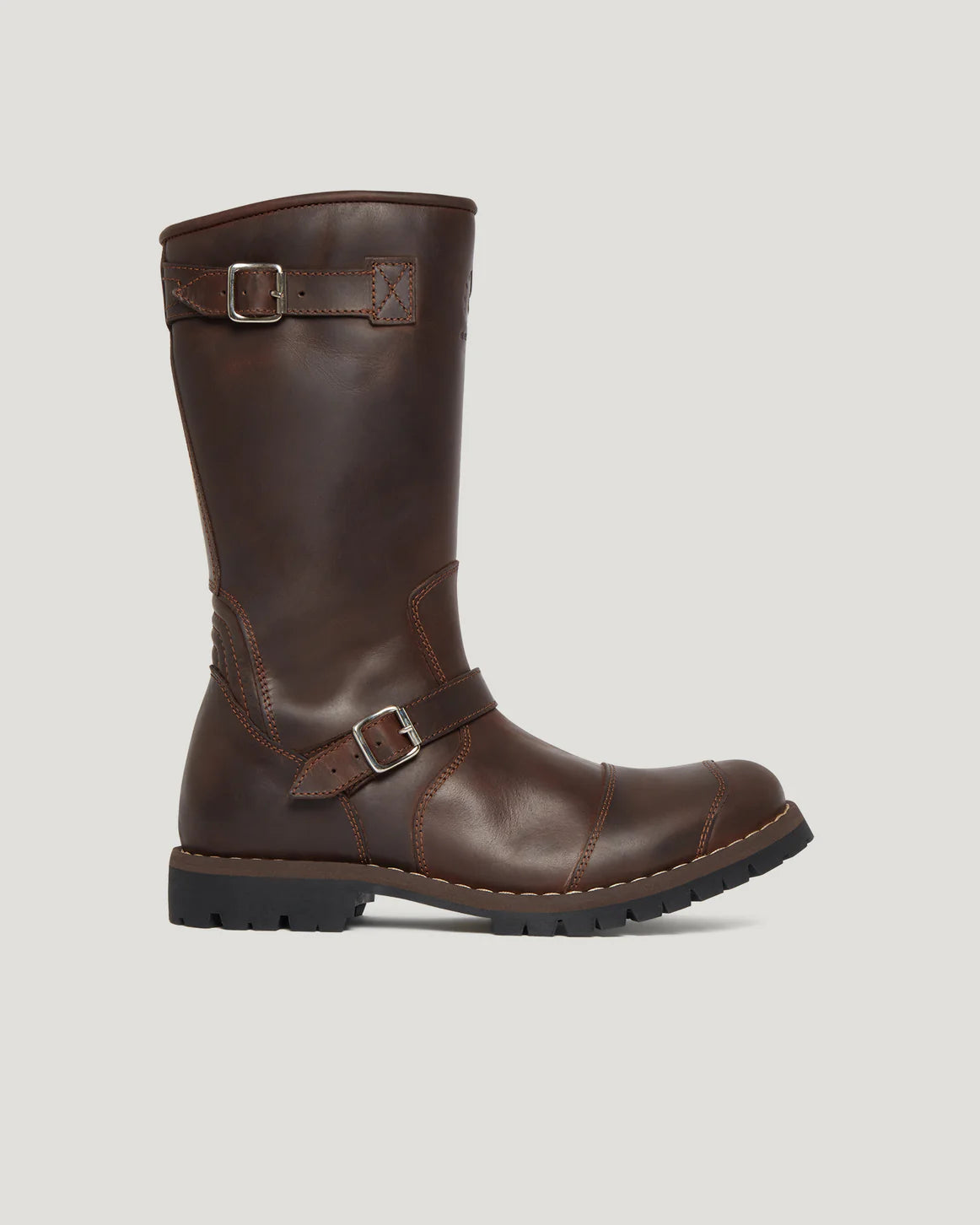 Belstaff Endurance Men's Motorcycle Boots Black Brown - Salt Flats Clothing