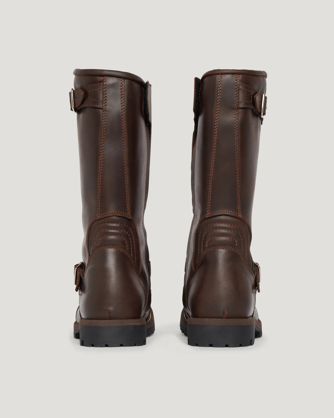 Belstaff Endurance Men's Motorcycle Boots Black Brown - Salt Flats Clothing