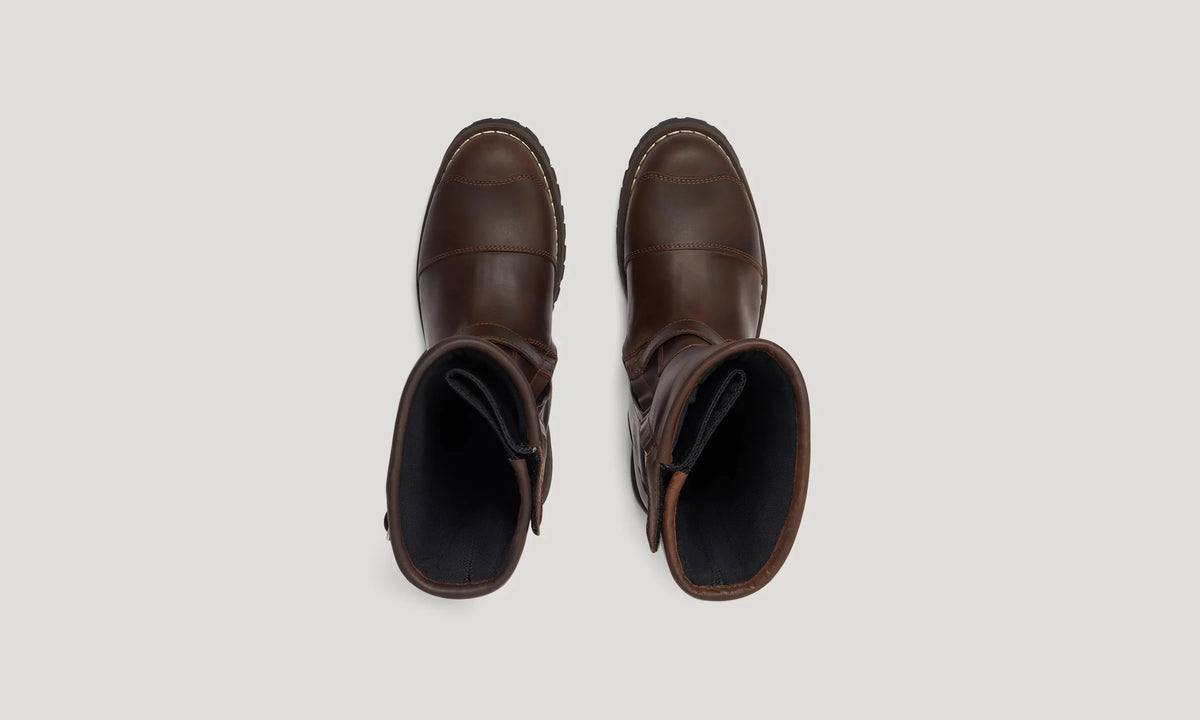 Belstaff Endurance Men's Motorcycle Boots Black Brown - Salt Flats Clothing