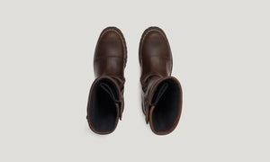 Belstaff Endurance Men's Motorcycle Boots Black Brown - Salt Flats Clothing