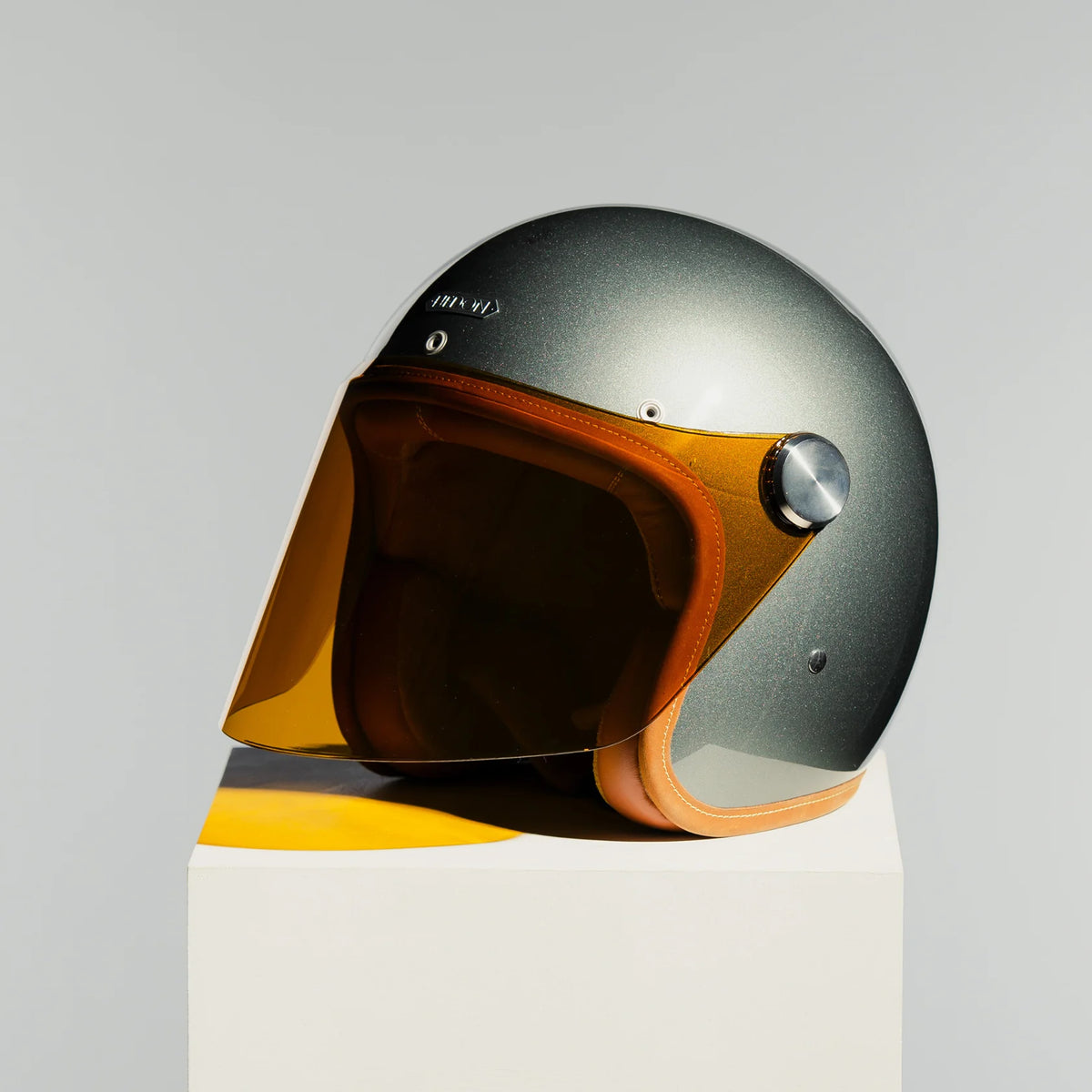 Hedon Epicurist 2.0 ECE 06 Open Face Motorcycle Helmet - Glass Ash - Salt Flats Clothing