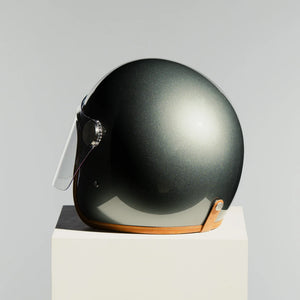 Hedon Epicurist 2.0 ECE 06 Open Face Motorcycle Helmet - Glass Ash - Salt Flats Clothing