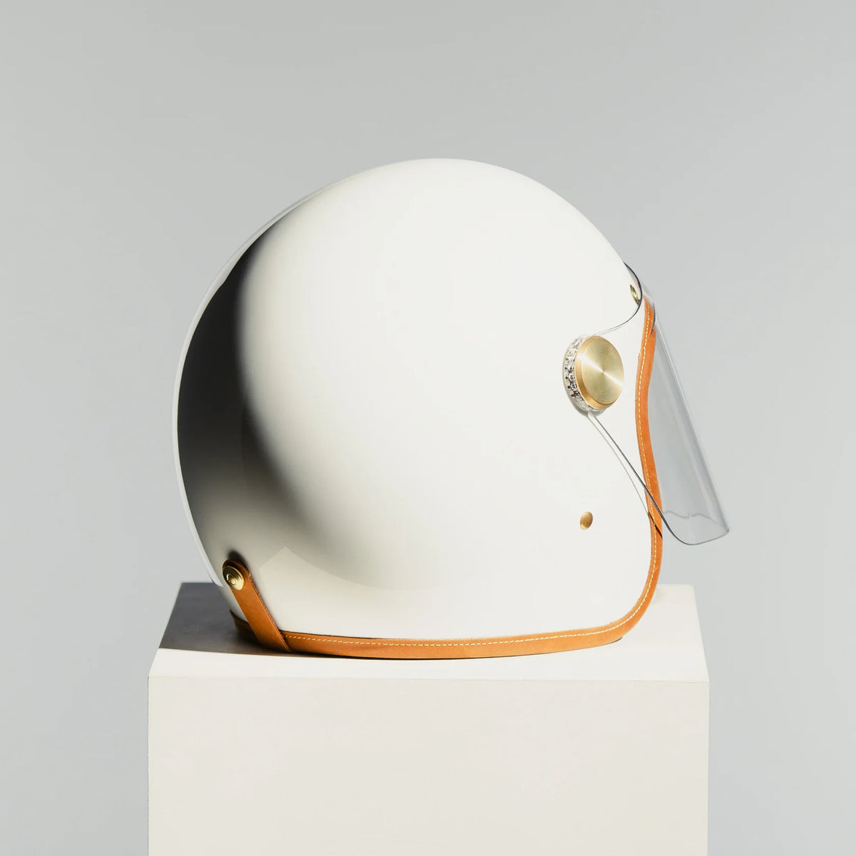 Hedon Epicurist 2.0 ECE 06 Open Face Motorcycle Helmet - Knight White - Salt Flats Clothing