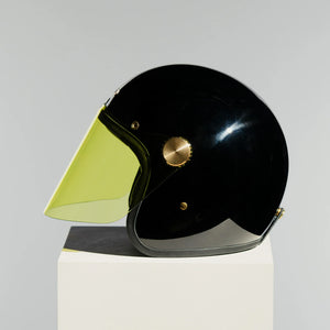 Hedon Epicurist 2.0 ECE 06 Open Face Motorcycle Helmet - Signature Black - Salt Flats Clothing