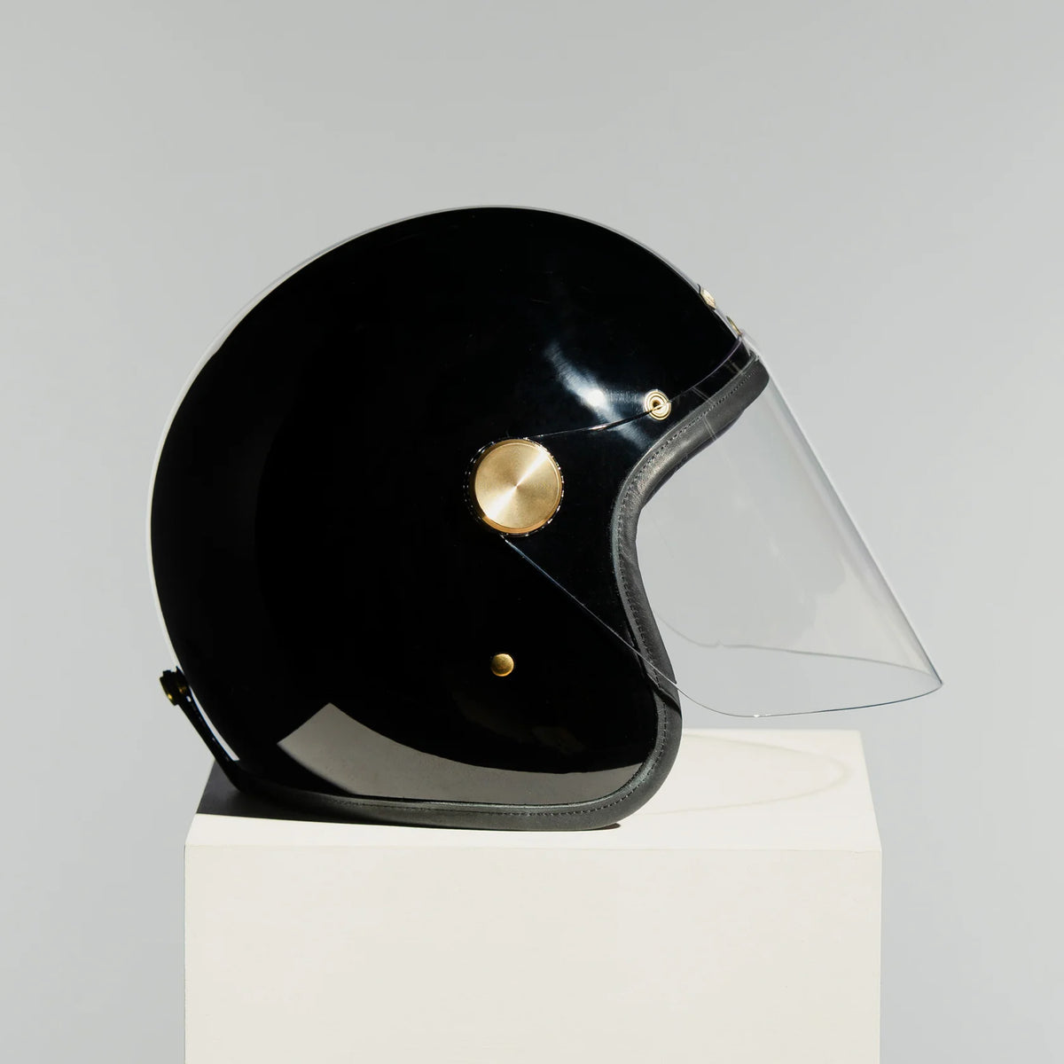 Hedon Epicurist 2.0 ECE 06 Open Face Motorcycle Helmet - Signature Black - Salt Flats Clothing