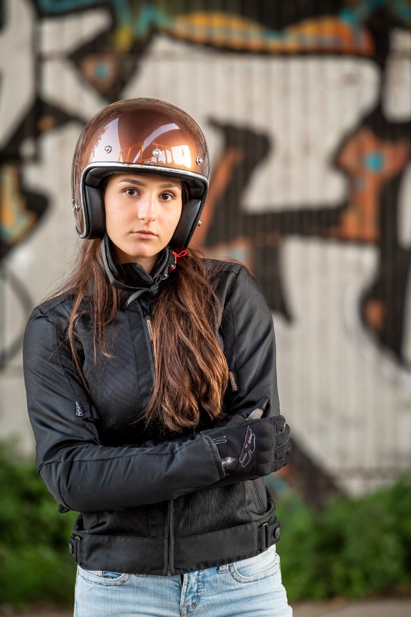 Garibaldi G02X Open Face Vintage Helmet - Gloss Copper - Salt Flats Clothing