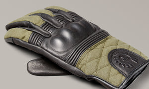 Belstaff Hampstead Men's Glove Black / Forest Green - Salt Flats Clothing