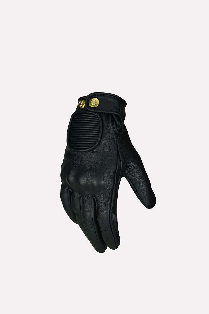 Hedon Crafted Hands CE Motorcycle  Gloves  - Black - Salt Flats Clothing