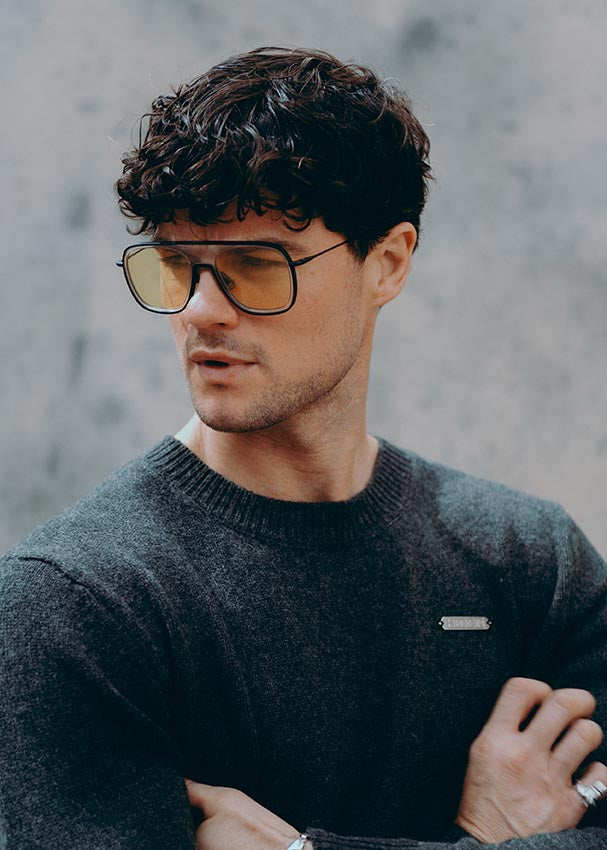 Hedon Wool Sweater - Grey - Salt Flats Clothing