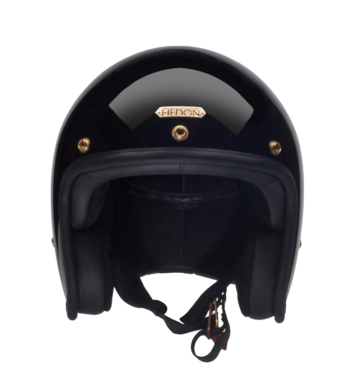 Hedon Hedonist ECE 06 Open Face Motorcycle Helmet - Signature Black - Salt Flats Clothing