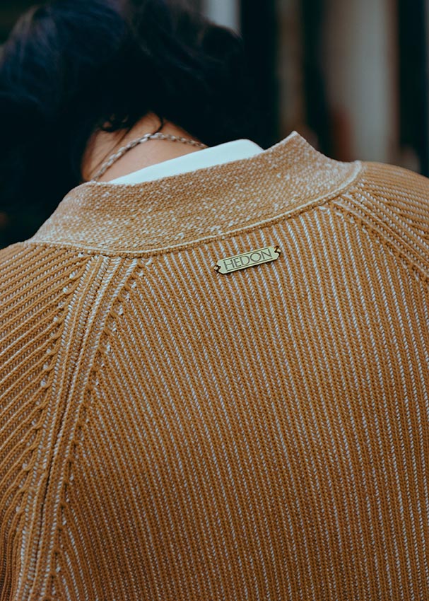 Hedon Knit Cardigan - Sand - Salt Flats Clothing