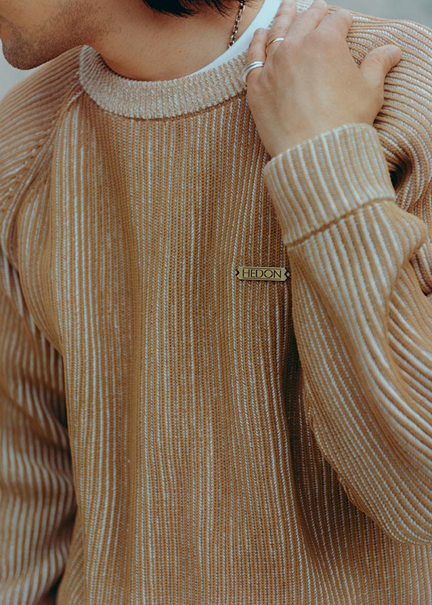 Hedon Knit Sweater - Sand - Salt Flats Clothing