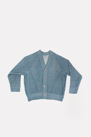 Hedon Knit Cardigan - Blue - Salt Flats Clothing