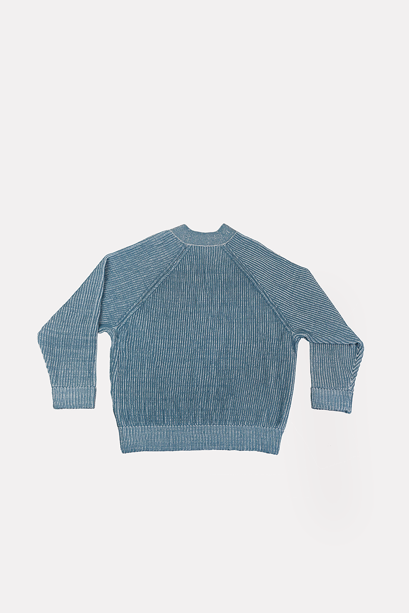 Hedon Knit Cardigan - Blue - Salt Flats Clothing