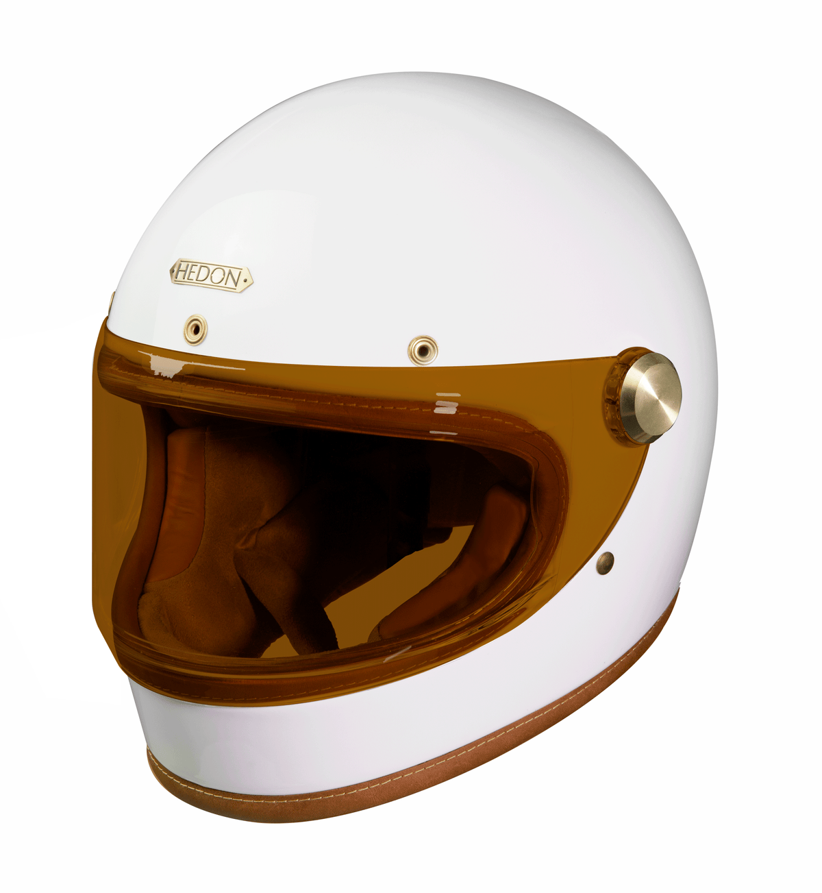 Hedon Heroine Racer 2.0 ECE 22.06 Full Face Motorcycle Helmet - Knight White - Salt Flats Clothing