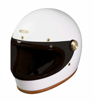 Hedon Heroine Racer 2.0 ECE 22.06 Full Face Motorcycle Helmet - Knight White - Salt Flats Clothing