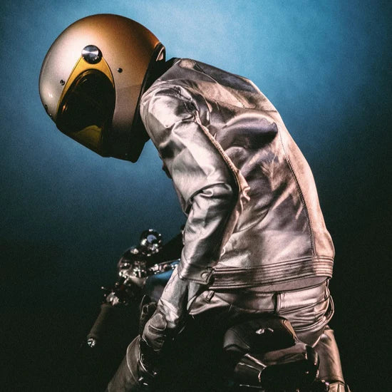 Hedon Heroine Racer 2.0 ECE 22.06 Full Face Motorcycle Helmet - Interstellar - Salt Flats Clothing