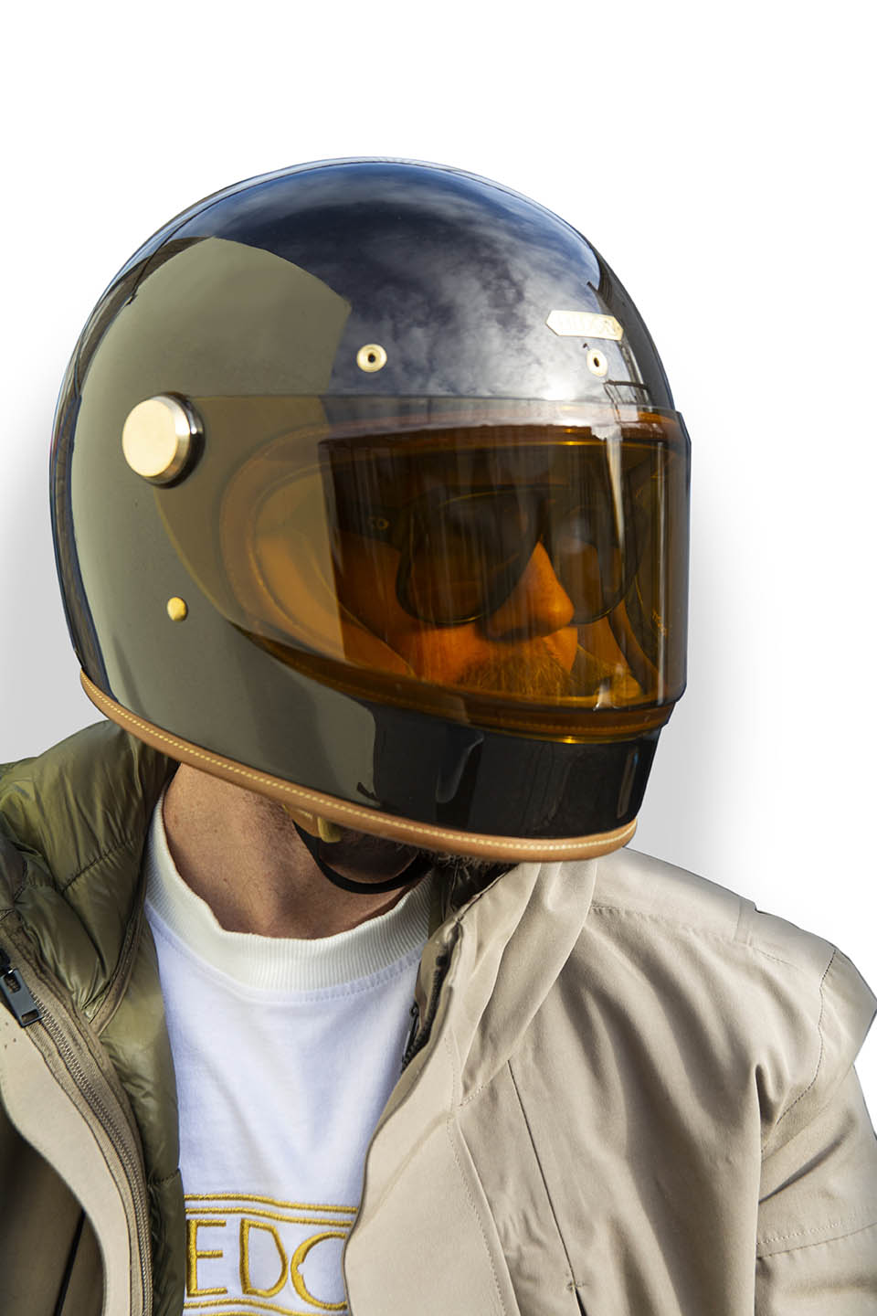 Hedon Heroine Racer 2.0 ECE 22.06 Full Face Motorcycle Helmet - Macadamia - Salt Flats Clothing