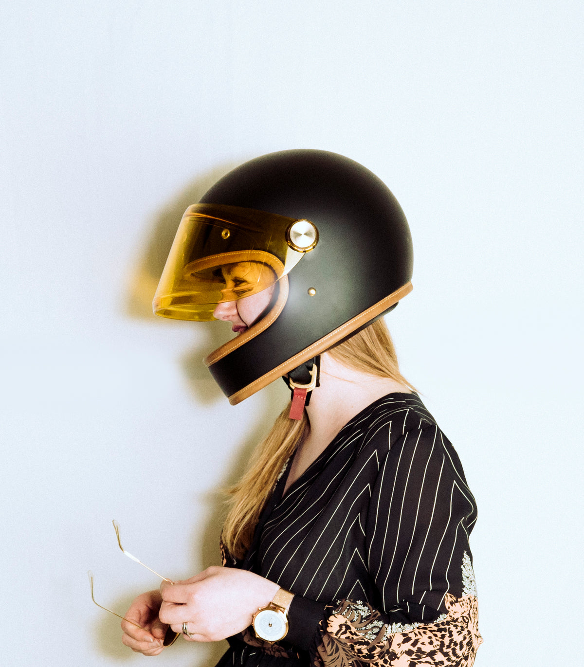 Hedon Heroine Racer 2.0 ECE 22.06 Full Face Motorcycle Helmet - Stable Black - Salt Flats Clothing