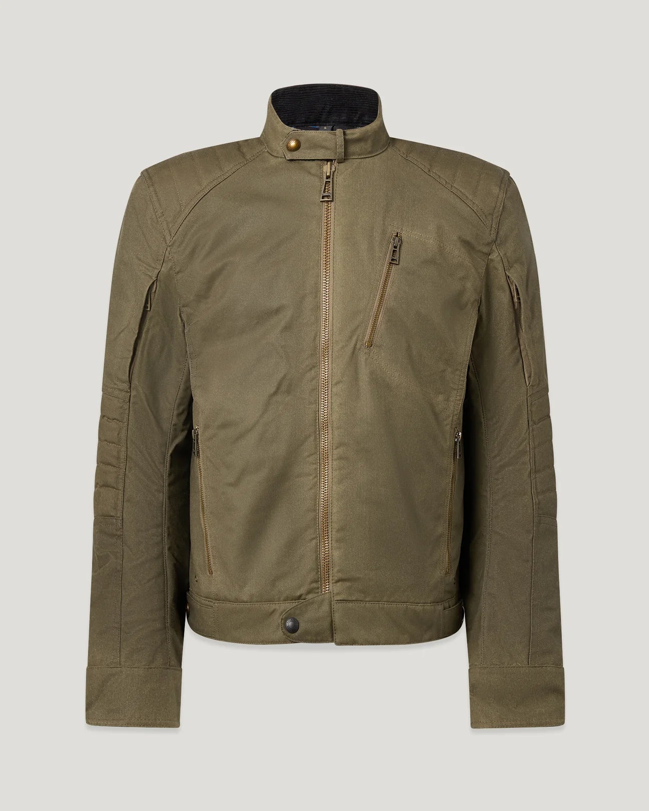 Belstaff Humber Ultracore Waxed Cotton Men's Jacket - Olive - Salt Flats Clothing