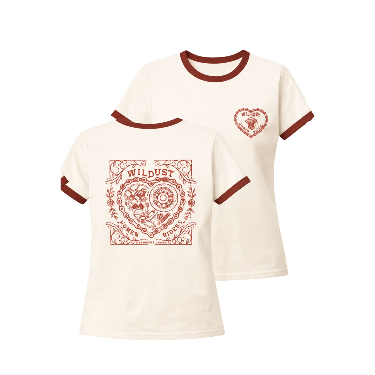 Wildust Sisters Heart Ride Ladies T'Shirt - Salt Flats Clothing