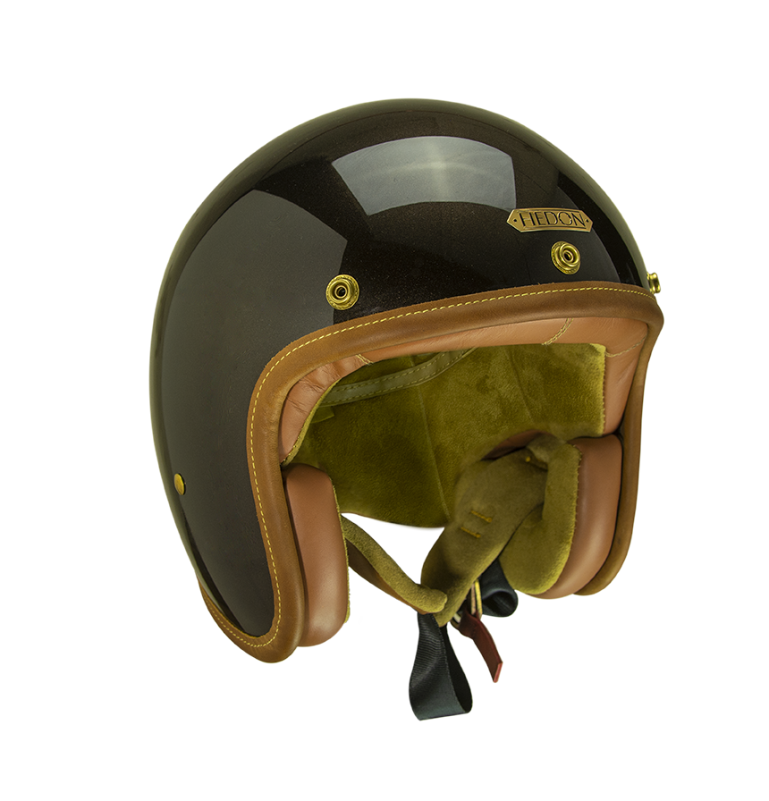 Hedon Hedonist ECE 06 Open Face Motorcycle Helmet - Macadamia