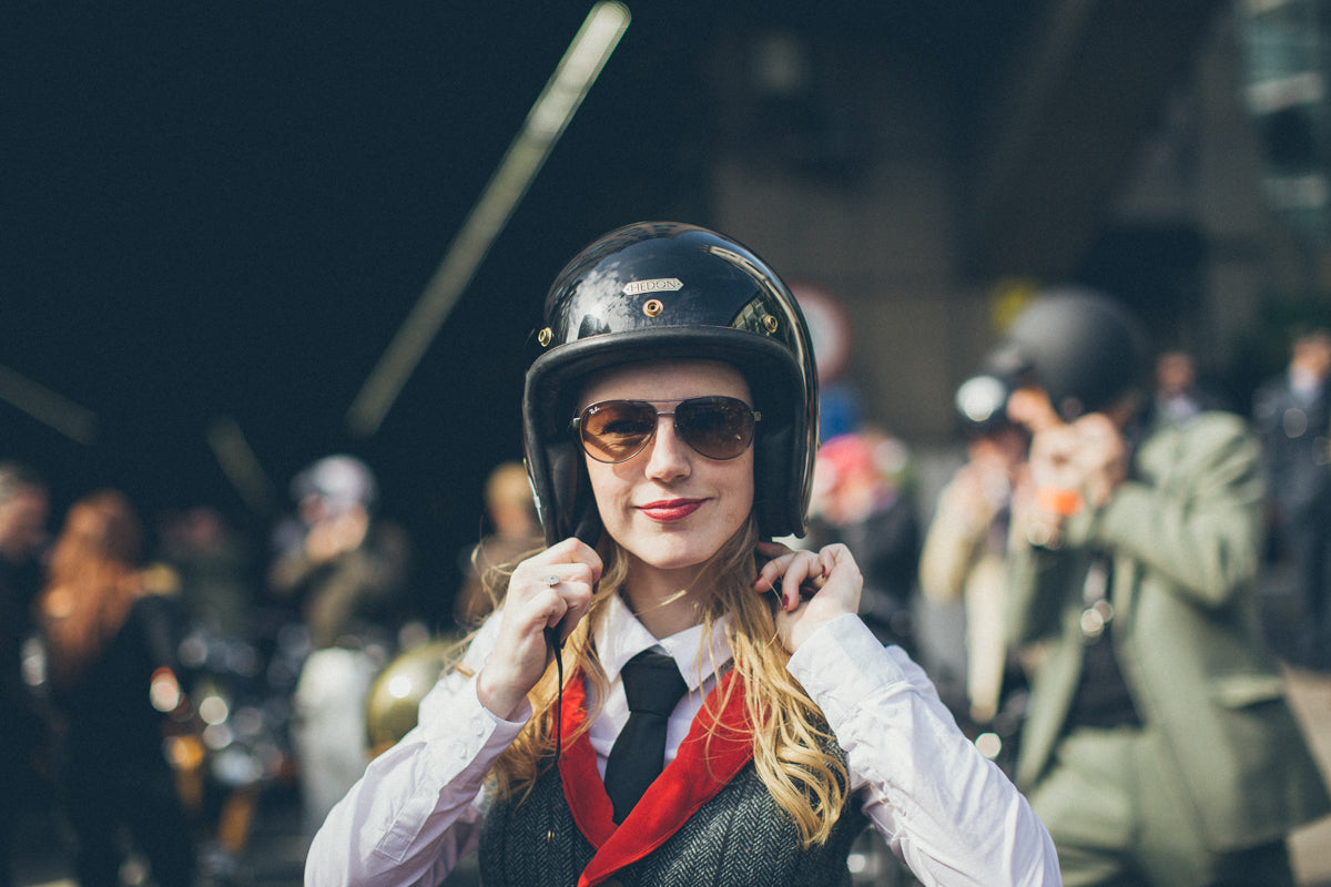 Hedon Hedonist ECE 06 Open Face Motorcycle Helmet - Signature Black - Salt Flats Clothing