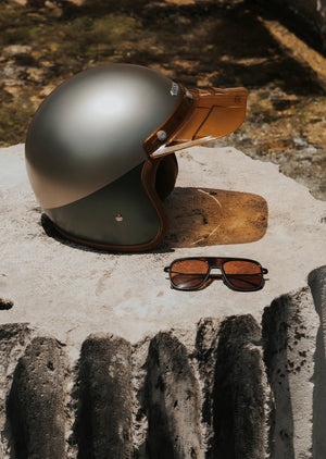 Hedon Sunglasses Brett Custom Black Frame + 3 Clips (2024) - Salt Flats Clothing