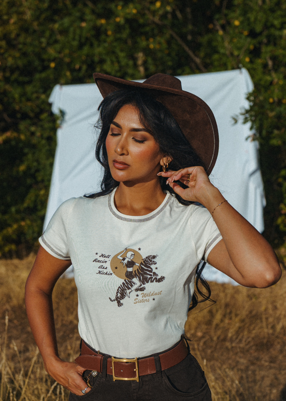 Wildust Sisters Hell Racin" Ladies T'Shirt - Salt Flats Clothing