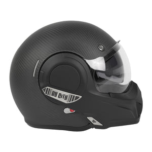 ByCity 180 Tech Full Face Flip Helmet - Carbon - Salt Flats Clothing