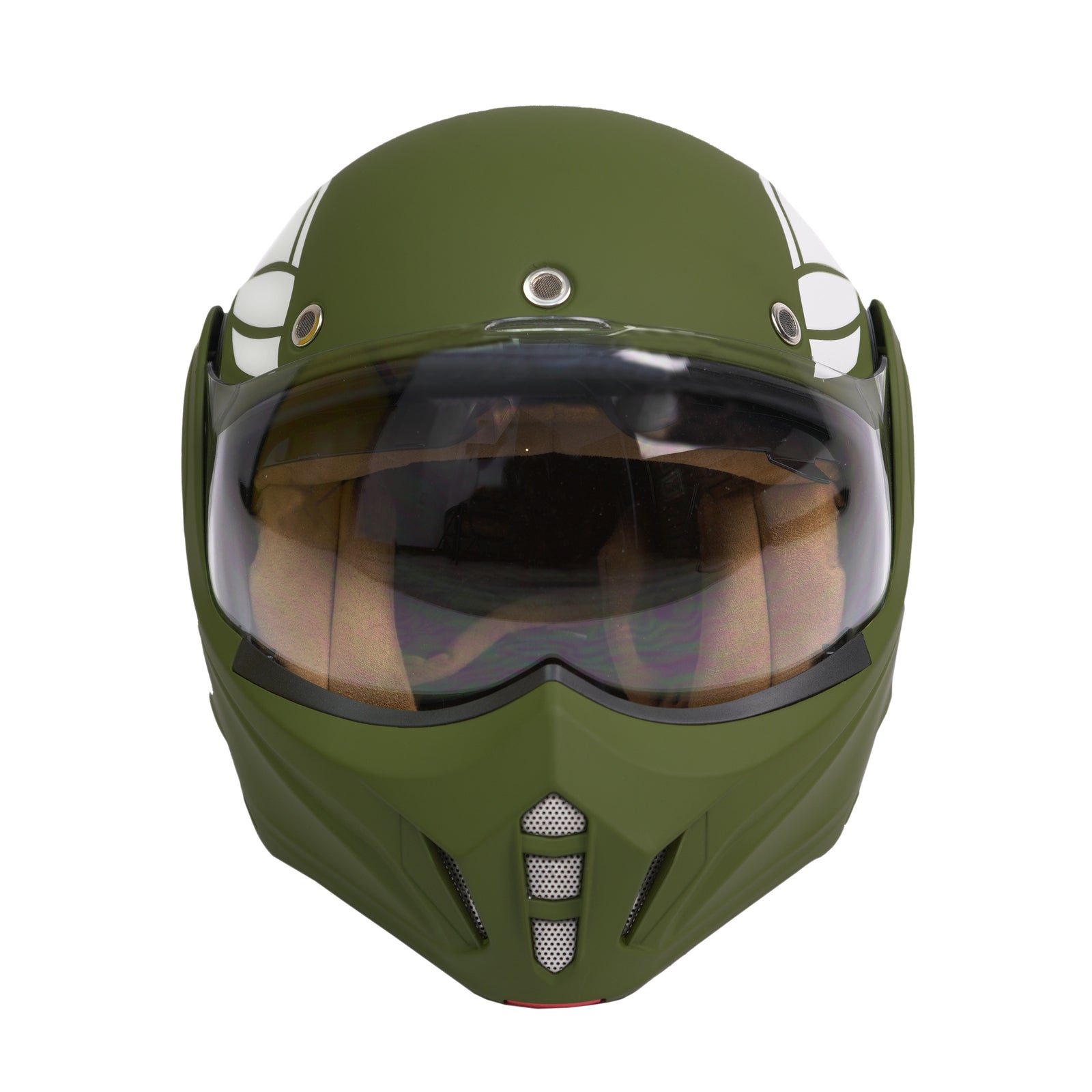 ByCity 180 Tech Full Face Flip Helmet - Green R22.06 - Salt Flats Clothing