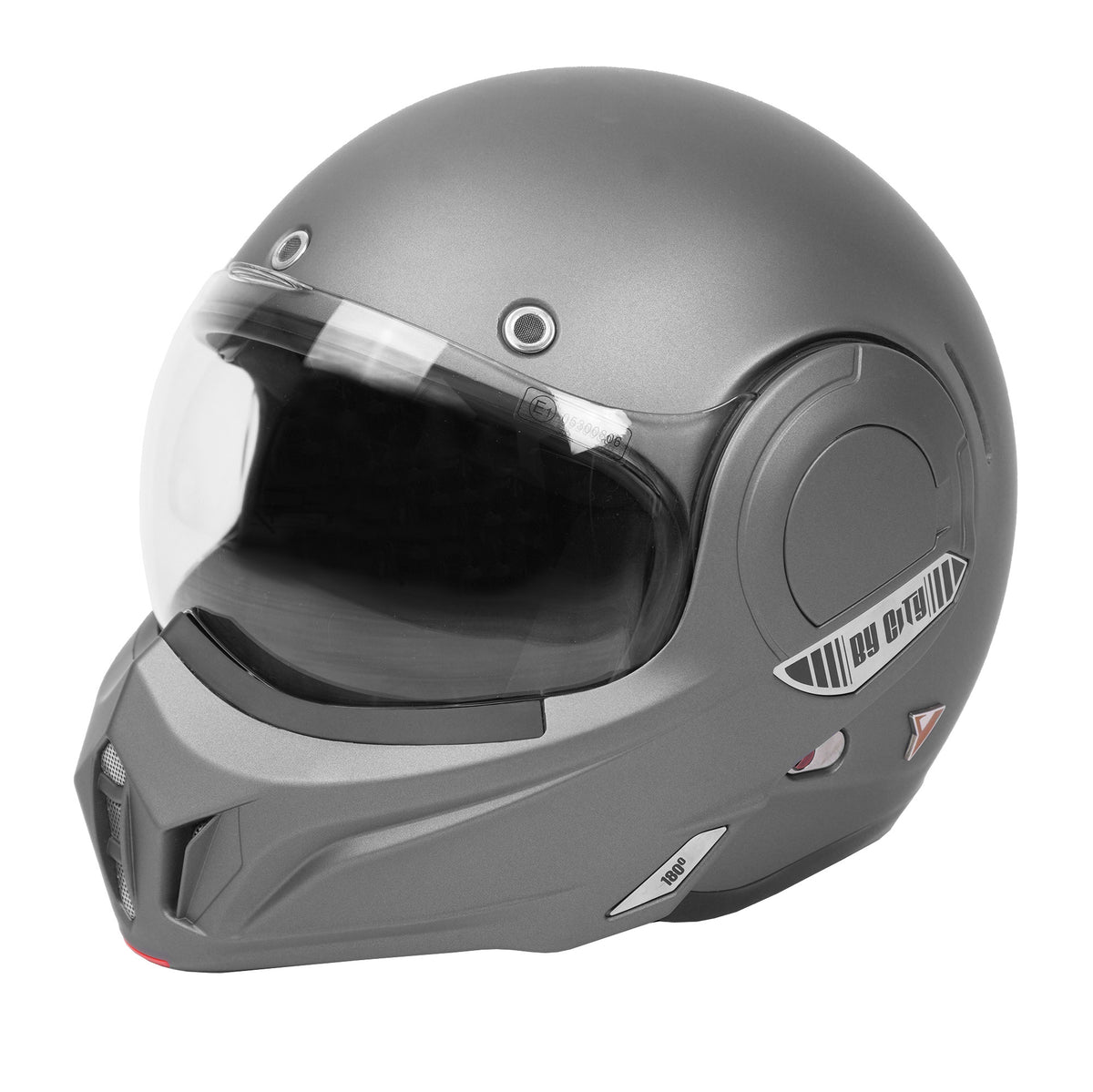 ByCity 180 Tech Full Face Flip Helmet - Grey R22.06 - Salt Flats Clothing