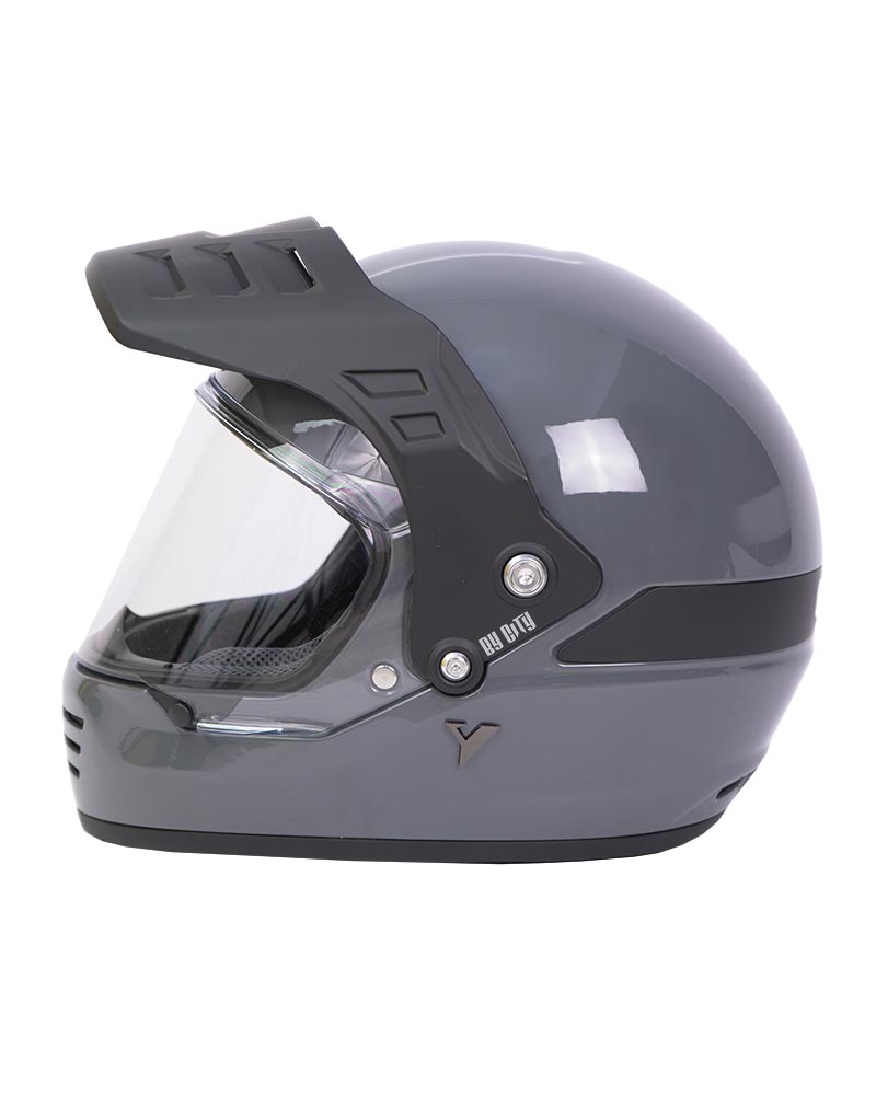 ByCity Rider Full Face Helmet - Grey R22.06 - Salt Flats Clothing