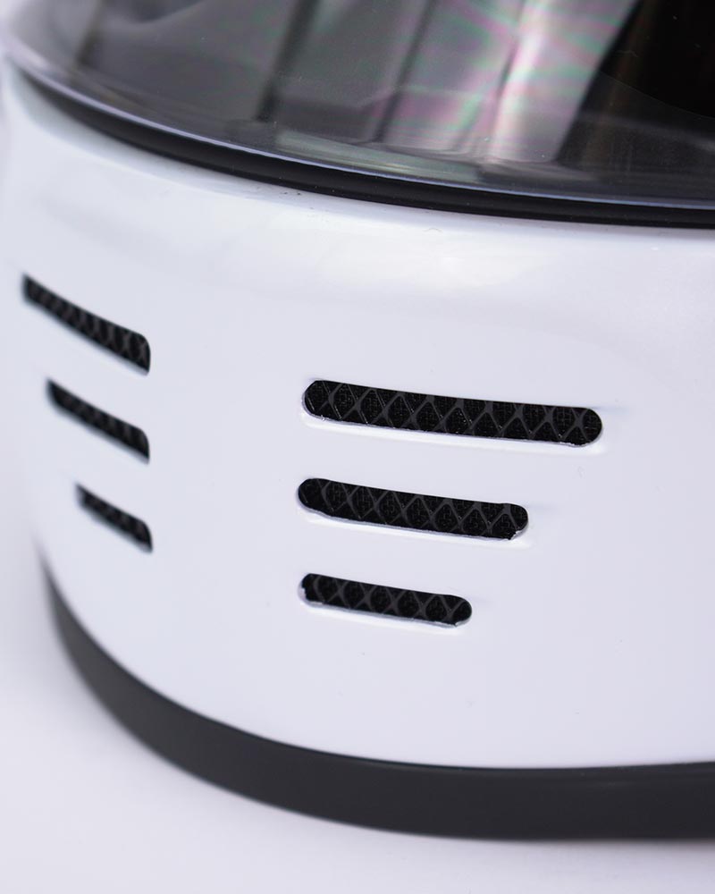 ByCity Rider Full Face Helmet - White R22.06 - Salt Flats Clothing