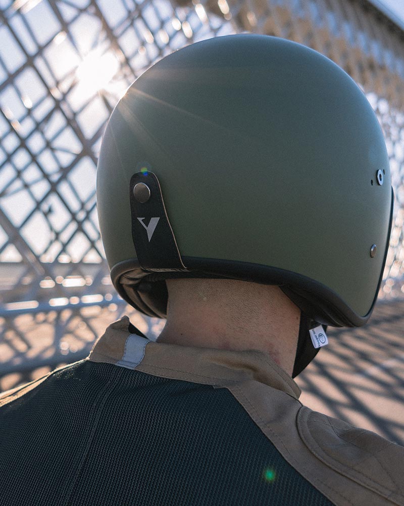 ByCity The City Open Face Helmet R22.06 - Matte Green - Salt Flats Clothing