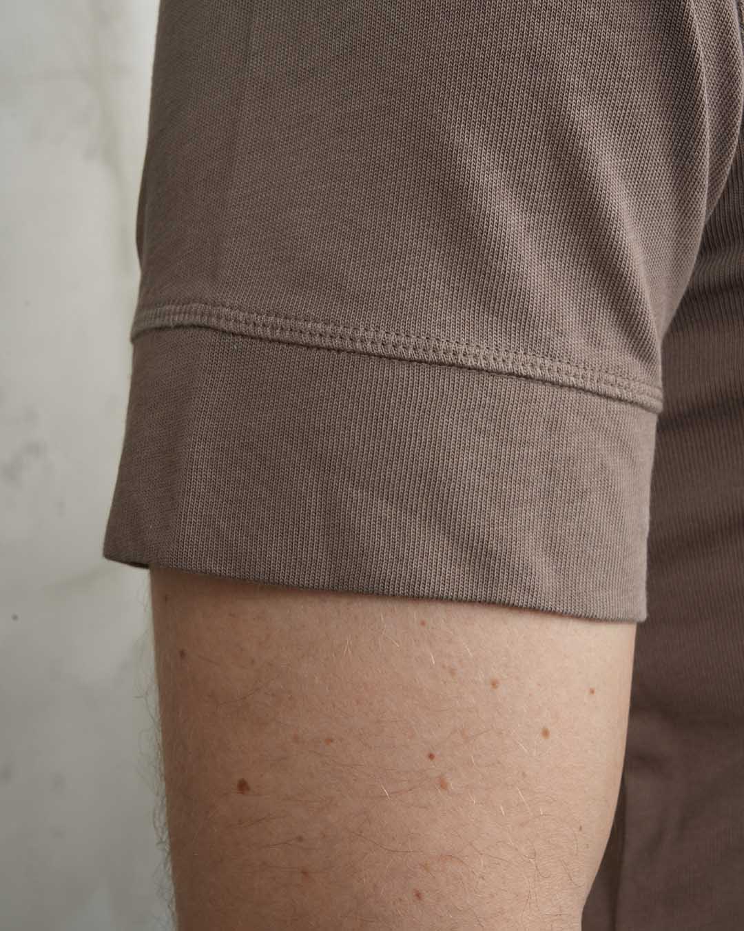 Pike Brothers 1927 Henley Short Sleeve Shirt - Mud - Salt Flats Clothing
