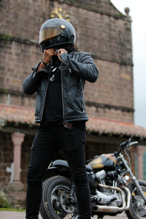 Hedon Heroine Visor 2.0 ECE 22.06 With Antifog Lens - Coffee Haze - Salt Flats Clothing