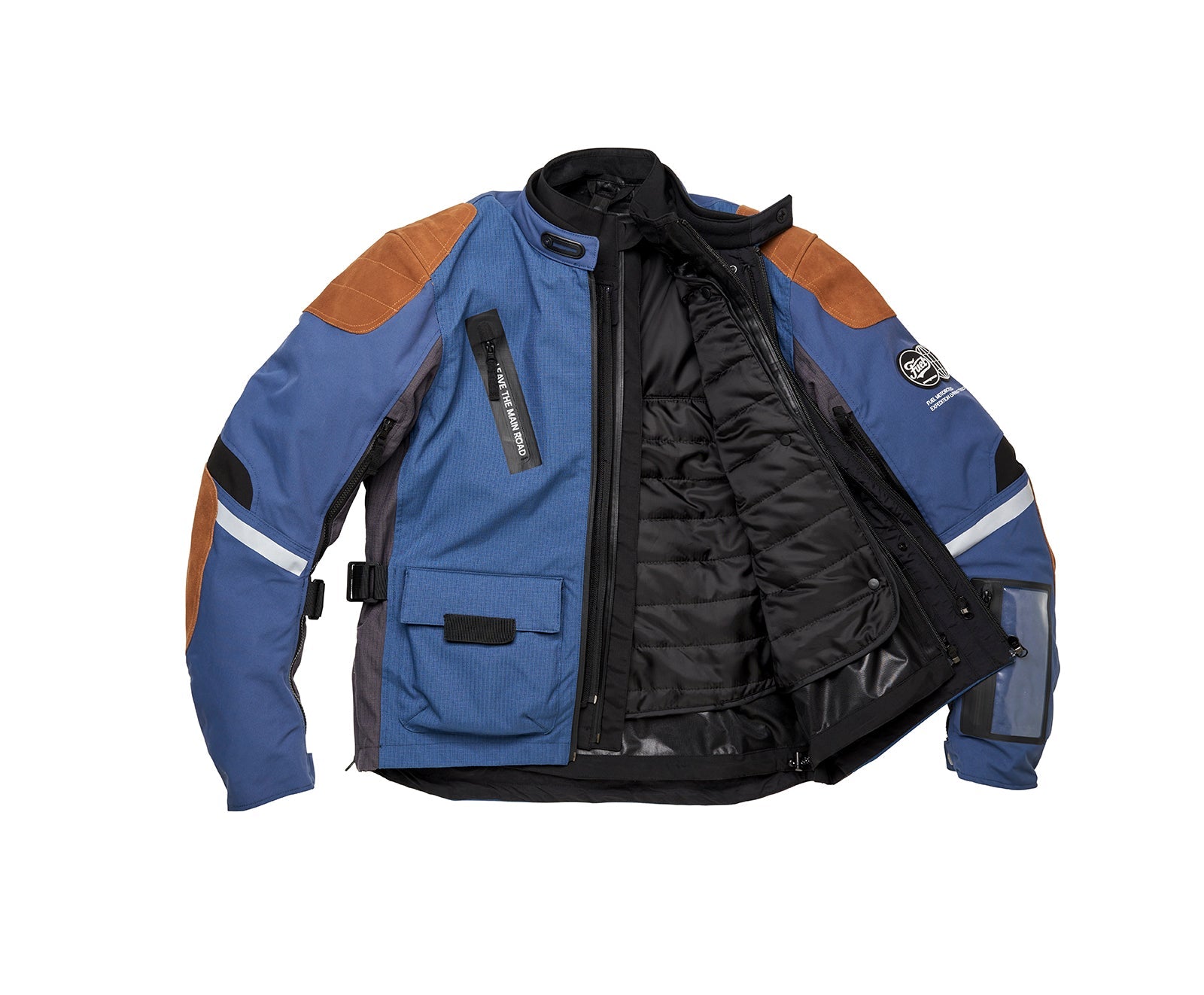 Fuel Motorcycles Astrail Jacket - Navy - Salt Flats Clothing