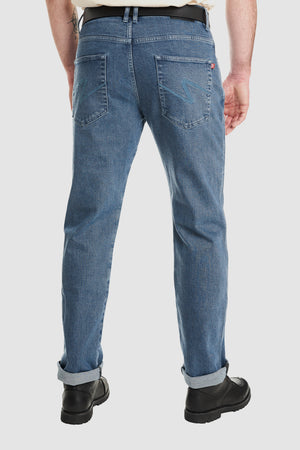 Pando Moto James Straight Men's Jean - Blue - Salt Flats Clothing