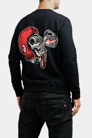 Pando Moto John Skull 01 Sweatshirt - Salt Flats Clothing