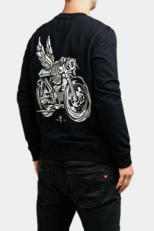 Pando Moto John Wing 01 Sweatshirt - Salt Flats Clothing