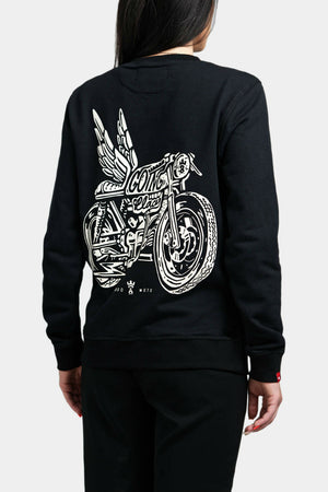 Pando Moto John Wing 01 Sweatshirt - Salt Flats Clothing