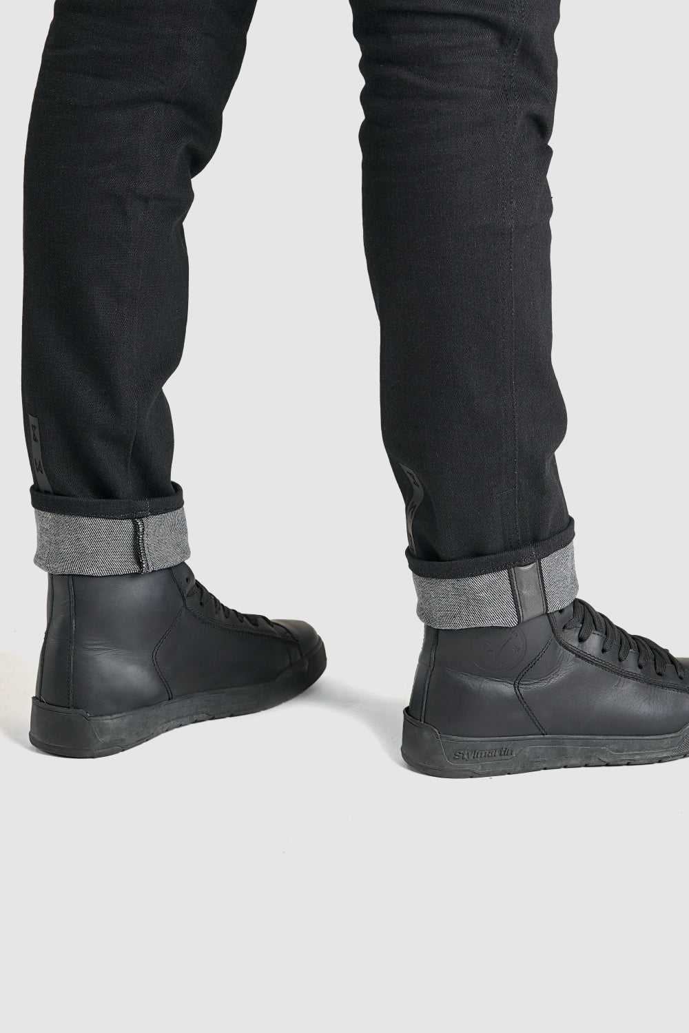 Pando Moto Kissaki Arm 01 Skinny Ladies Jean - Salt Flats Clothing