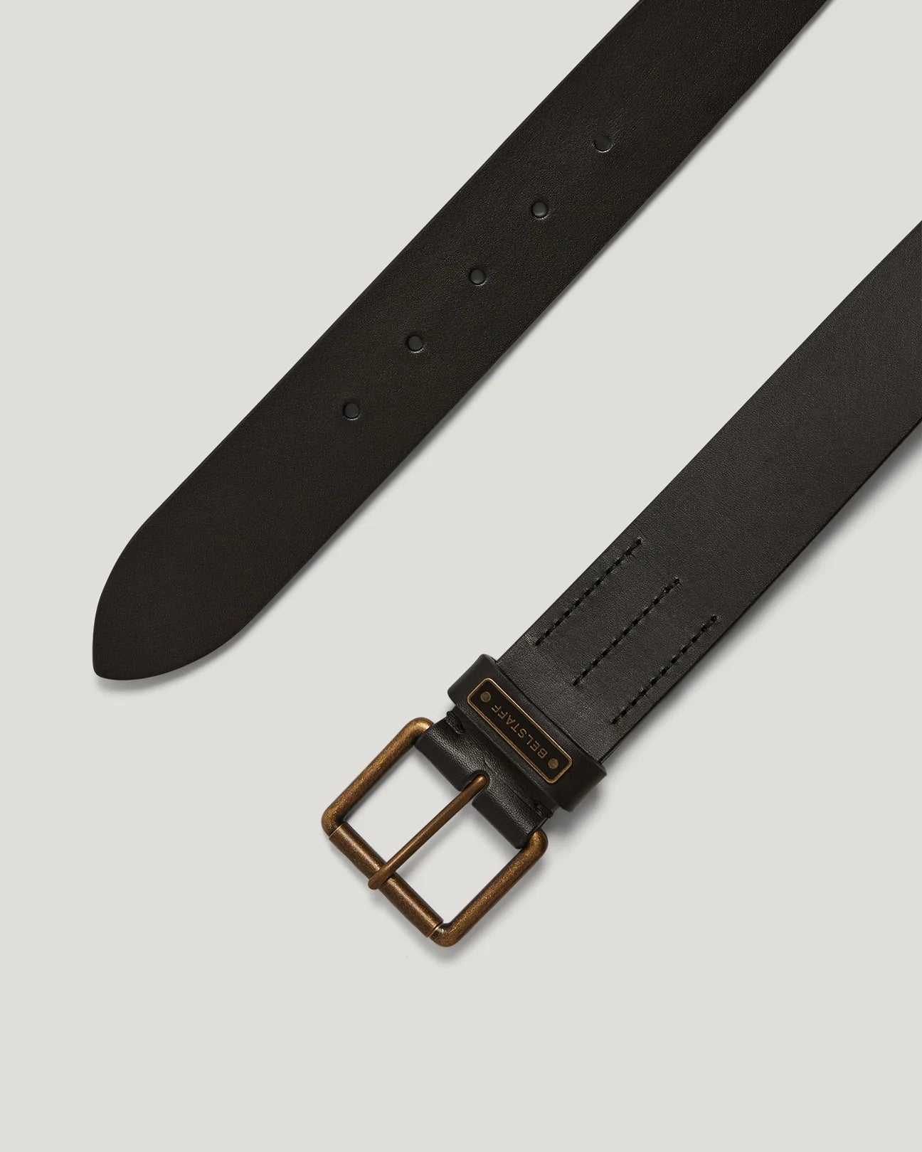 Belstaff Ledger Belt - Black - Salt Flats Clothing