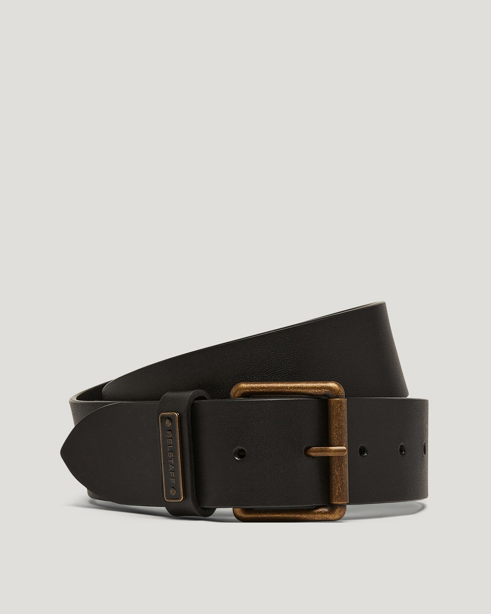 Belstaff Ledger Belt - Black - Salt Flats Clothing
